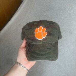 Clemson 47 camo adjustable hat embroidered collegiate outdoors